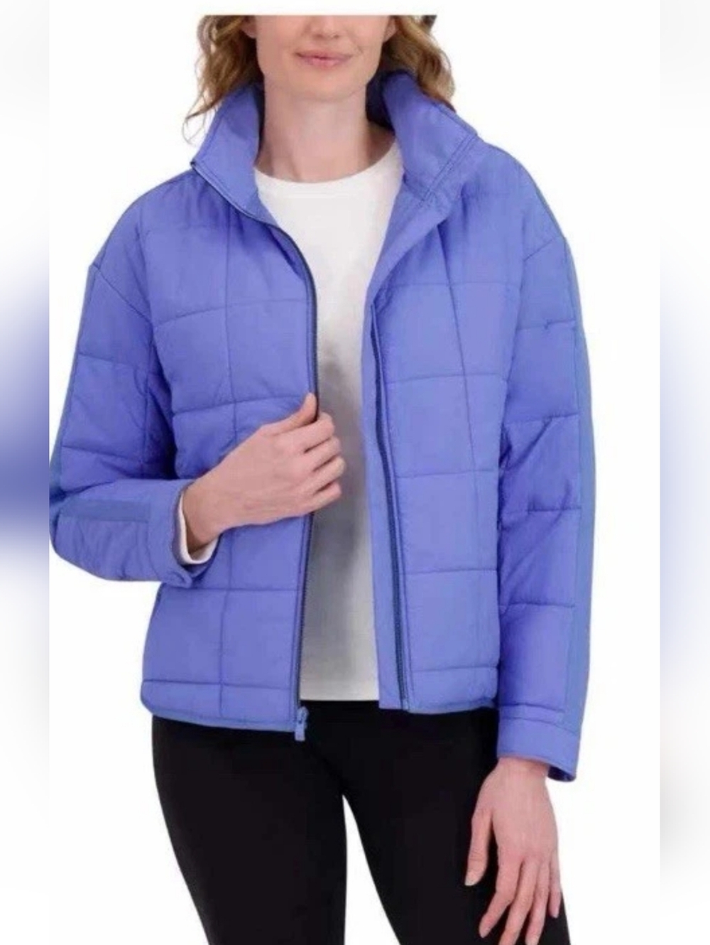 Roxy Lavender Quilted Puffer Jacket New Size Large. - Picture 2 of 5